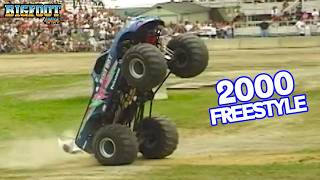 Bigfoot Monster Truck Freestyle Wheelies And Action!