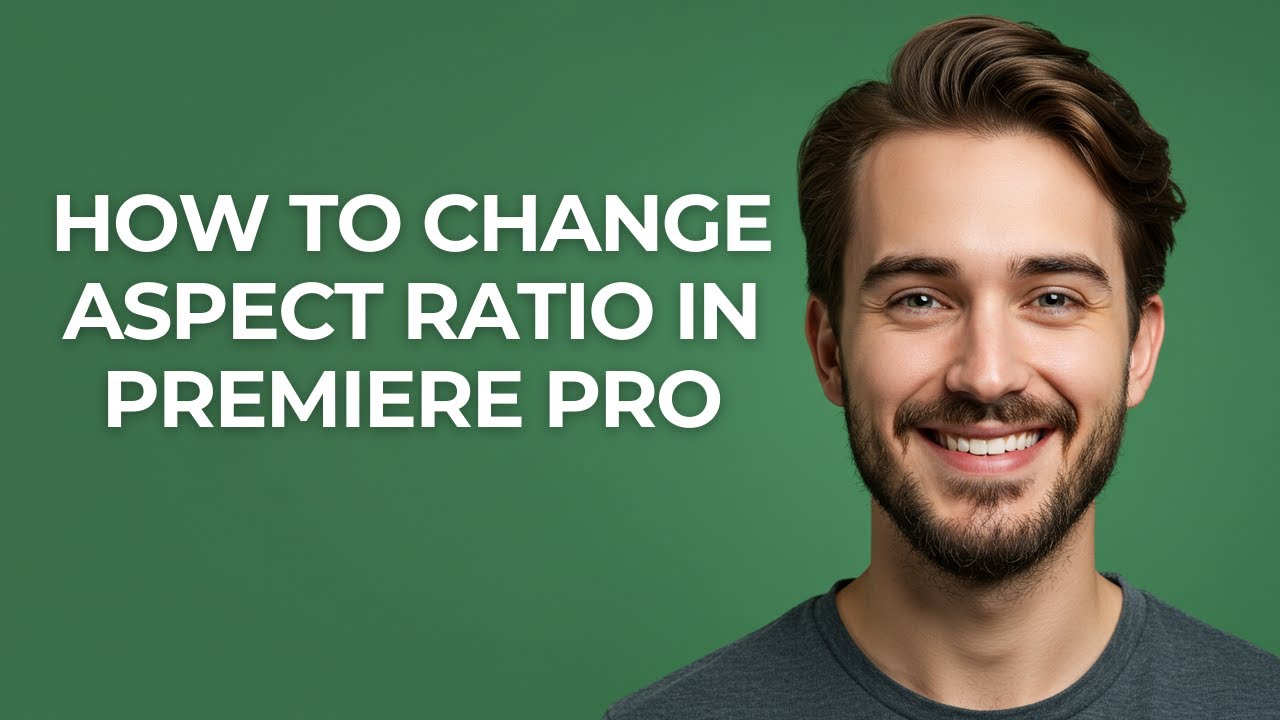 How To Change Aspect Ratio In Premiere Pro - GUIDE!