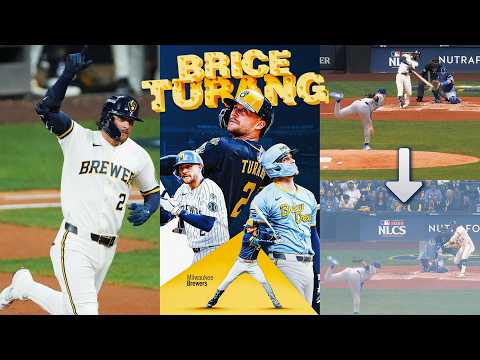 FIREWORKS SHOW after Brice Turang's homer ties the game for the Brewers! 🎆 | MLB Highlights