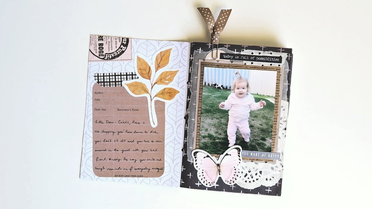 Junk Journal With Me - Ep1 | Journaling Process Video - Daughter Memory Keeping