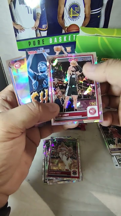 unpacking my 2nd pack of 2024 NBA HOOPS. #sportscollectibles #nba #nbacards