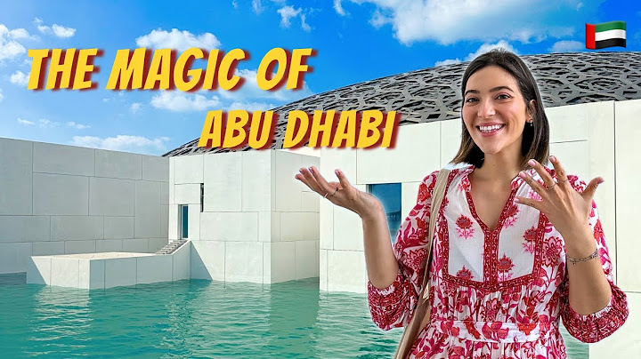 Why I FELL IN LOVE with Abu Dhabi on My First Day!!