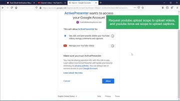 Upload video to YouTube with ActivePresenter