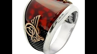 Kök Yakut Taşli Muhteşem Gümüş Yüzük - Vi̇deolu Ürün