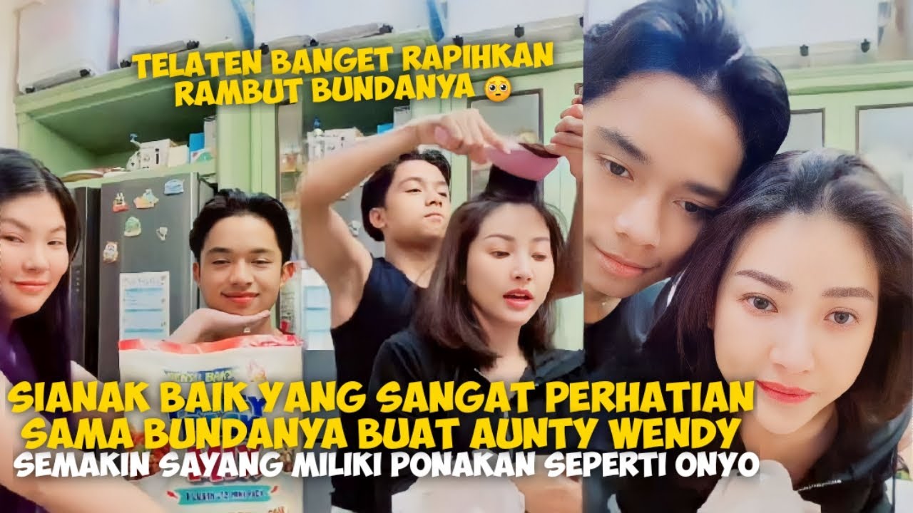 Si Anak Baik Yang Sangat Perhatian Sama Bundanya Buat Aunty Wendy Semakin Sayang Miliki Ponakan Onyo