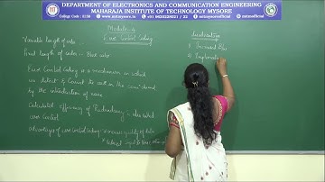 INTRODUCTION TO ERROR CONTROL CODING | V Sem | ECE | M4 | S1