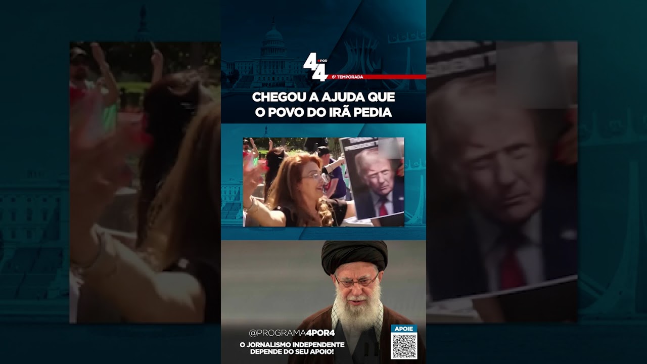 CHEGOU A AJUDA QUE O POVO DO IRÃ PEDIA