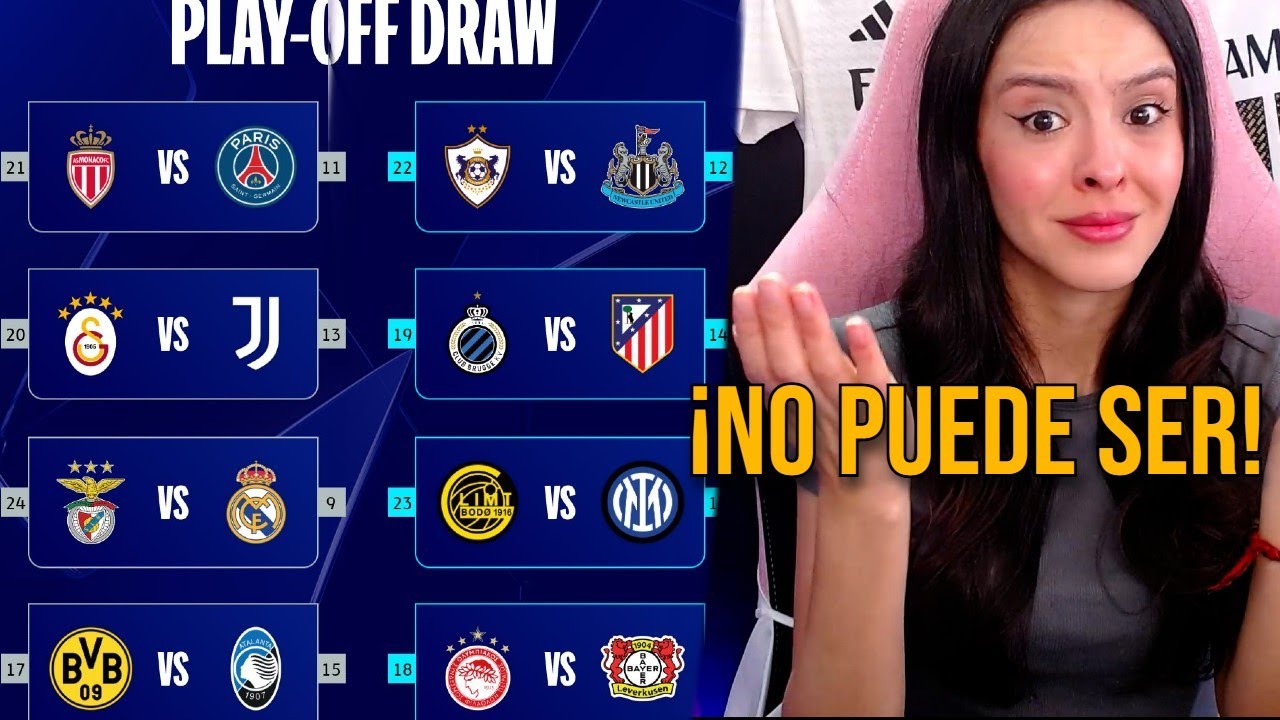 SORTEO PLAYOFF CHAMPIONS | REAL MADRID VS BENFICA *ESTA DIFICL*
