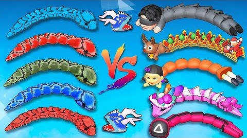 Snake.io MAX LEVEL VIP snake 🐍 |Snake clash arena | unbelievable snakeclash updates#snake#gaming