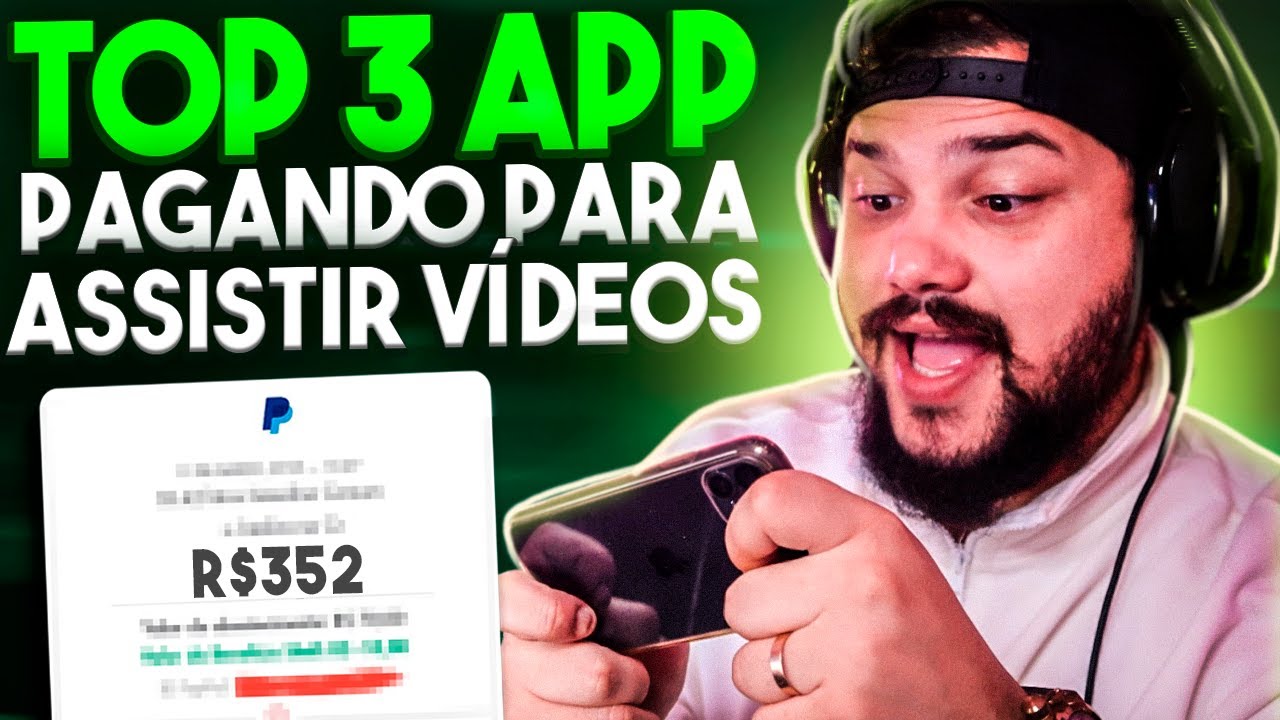 3 APPs que PAGA pra ASSISTIR VÍDEOS + PROVA DE PAGAMENTO