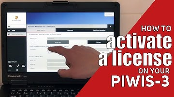 How to activate a license on your Porsche PIWIS-3