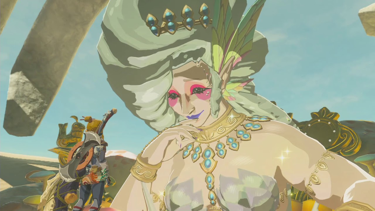 Ak Ns 薩爾達傳說曠野之息12 14 沙漠大妖精之泉大姊 蒂拉 哈瓦 卡伊神廟 Part1 Youtube