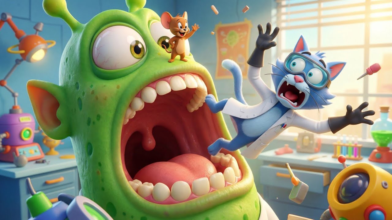 Том и Джерри: Хаос инопланетных мутантов – 3D-анимация