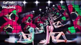 MMD - Vocaloid - Hatsune Miku y Megurine Luka - Womanizer + DL @carmenvocaloid2816