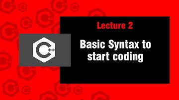 How to write basic syntax in C++ | Lecture 2 | C++ Programming | By: Prof. Khaliq Mirza