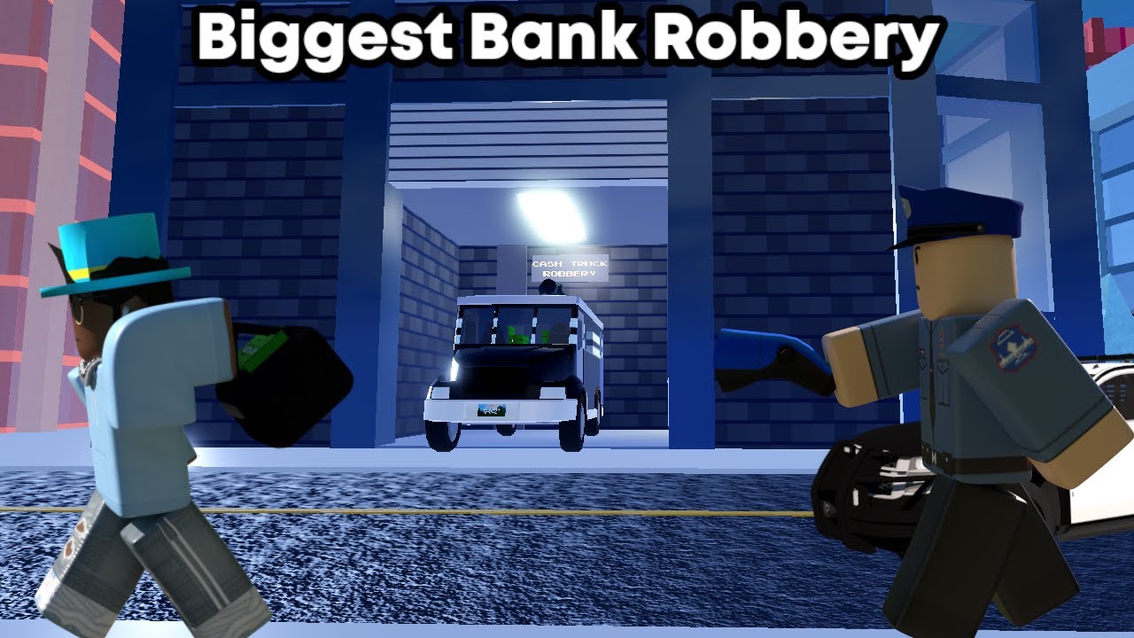 The Biggest Bank Robbery In Roblox Jailbreak YouTube 