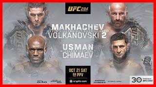 🔴 UFC 294: Khamzat Chimaev vs Kamaru Usman + Islam Makhachev vs Alexander Volkanovski 2 | Live
