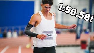 Florida Prep Miguel Pantojas Drops An 800m Best Of 1:50!