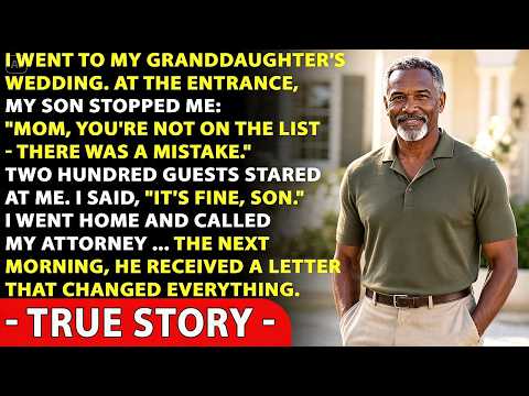 My Son Barred Me from Granddaughter’s Wedding: “You’re Not on the List, Dad”