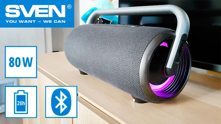 The SVEN PS-395, 80W, is the ultimate ambiance speaker for PCs, walks, and sports.