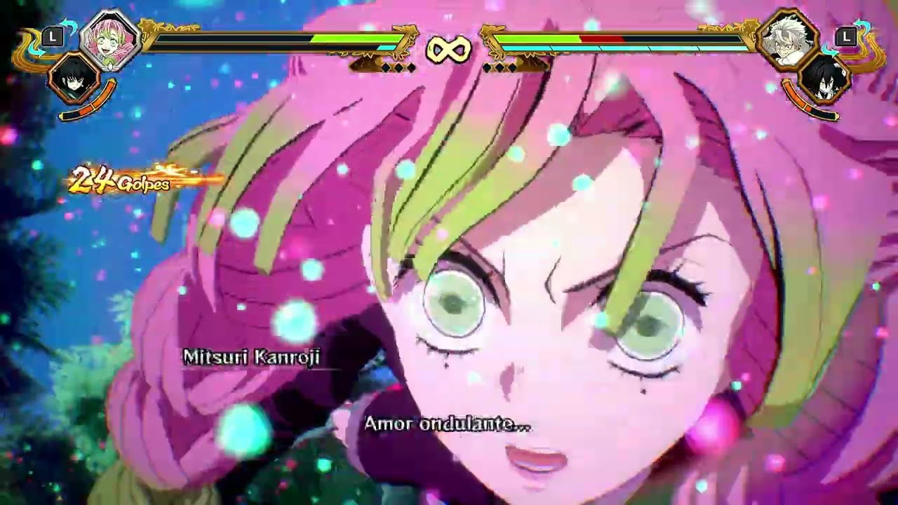 Muichiro Tokito y Mitsuri Kanroji Vs Sanemi Shinazugawa y Obanai Iguro   Demon Slayer HC2