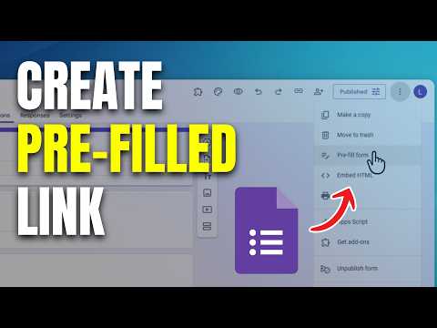 How to Create a Pre-Filled Link in Google Forms (Quick Guide)