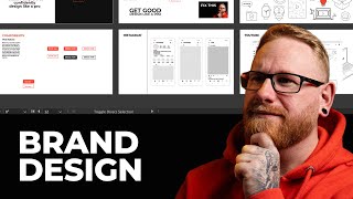 Working on my brand guidelines in Illustrator