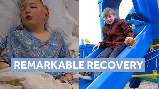 Iowa boy seriously injured in drunk driving crash makes remarkable recovery