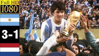 Argentina 3 x 1 Netherlands (Kempes, Neeskens)   ●1978 World Cup Final Extended Goals & Highlights by UEFA Euro Match 3 3,201 views 3 months ago 10 minutes, 8 seconds