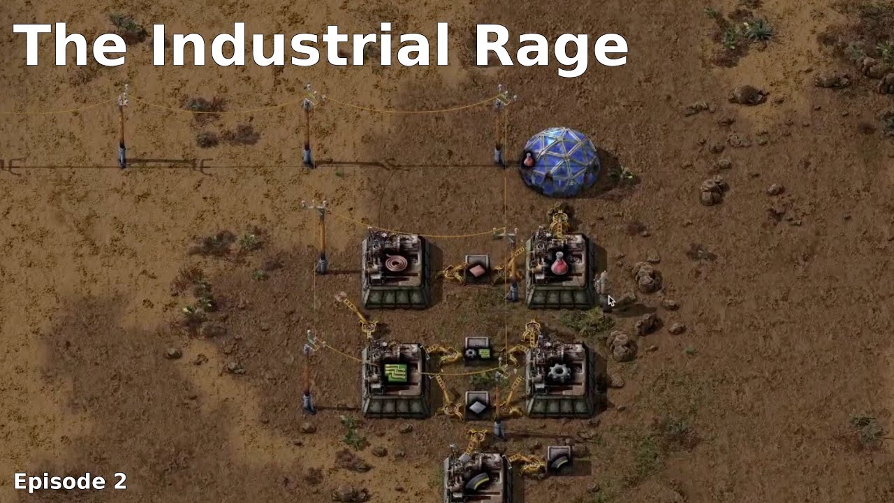 Factorio Let's Play: Building 'til I Die episode 2 - YouTube