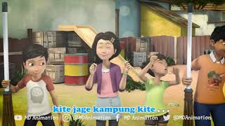 Lagu Anak Indonesia | Adit & Sopo, Jarwo - Gotong Royong dan Kerja Bakti Bersama