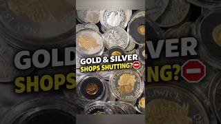 Gold &amp; Silver Shops Shutting?! What This Means for Prices Next #Shorts