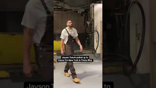 Jayson Tatum Has Arrived At The Garden