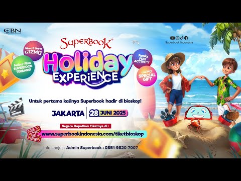 UNTUK PERTAMA KALINYA SUPERBOOK TAYANG DIBIOSKOP😱😍