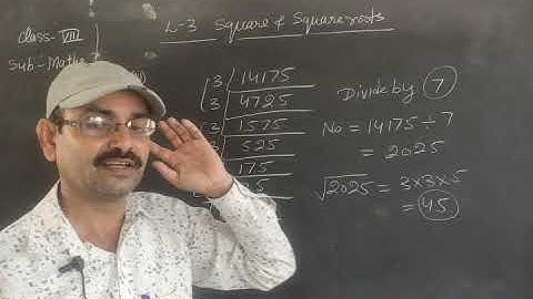 Class-8, Sub-Maths. Lesson-3 (square and Square roots) Ex-3.3, Q-4,5 and 6.