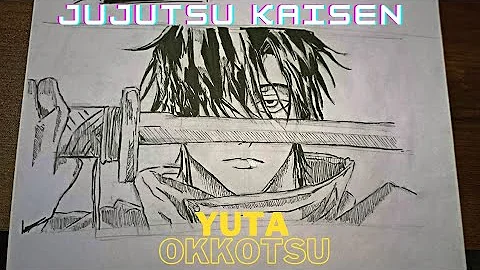 Drawing : jujutsu Kaisen Yuta Okkotsu #jujutsukaisen #anime