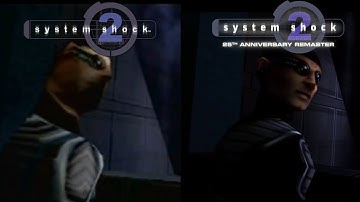 System Shock 2: 25th Anniversary Remaster vs Original Side by Side Gameplay Comparison