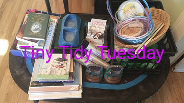 Book Declutter! Tiny Tidy Tuesday! *Doom Room* step 1#teamtinytidy #simplifying #decluttering