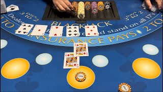 Blackjack | $200,000 Buy In | INTENSE HIGH LIMIT ROOM SESSION! MISSING OUT ON HUGE SIDE BET WINS!
