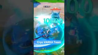 Cryo Varka Team #genshinimpact #genshin #gacha #game #gameplay #hoyocreators #varka #team #build