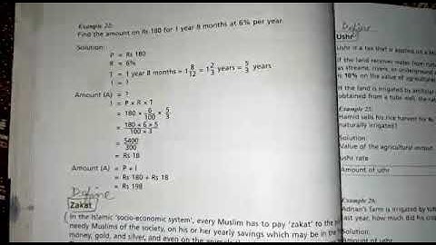PRe-reading Ex 7d | page 102-103| examples | zakat and ushr | Oxford Countdown book 7