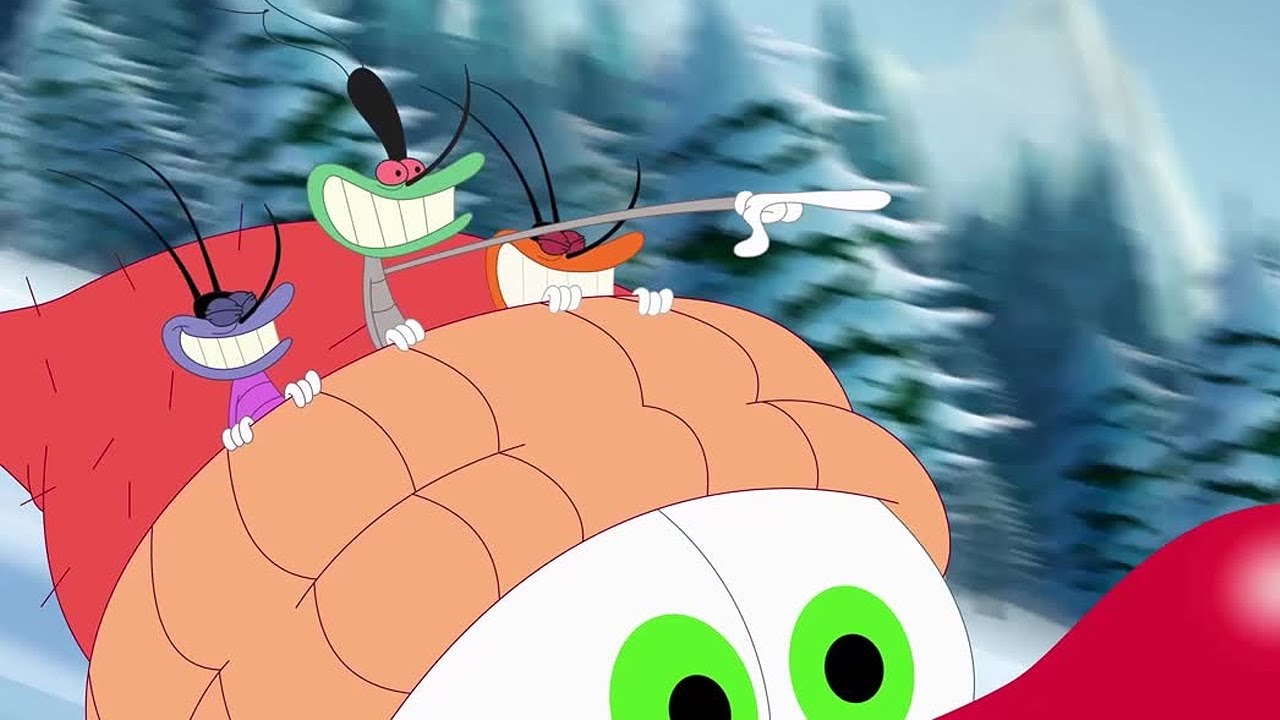 Oggy and the Cockroaches - Oggy Goes Skiing | BEST CARTOON COLLECTION | New Episodes in HD