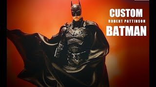 Custom THE BATMAN 2022 action figure Showcase (McFarlane Toys Robert Pattinson Batman action figure)