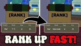 The FASTEST And EASIEST Method To Level/Rank Up In Shindo Life!