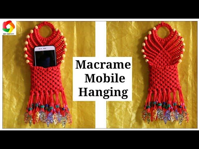 Find Macrame Mobile bag Water blue by Craftsky Pvt Ltd near me | Kamla  Nagar (North Delhi), North Delhi, Delhi | Anar B2B Business App