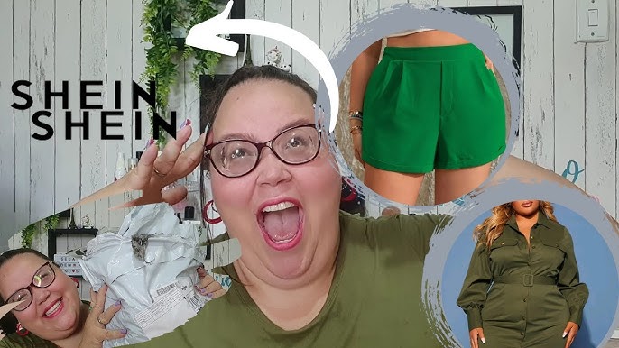 RECEBIDOS DA #SHEIN 💕, PROVANDO ROUPAS PARA GORDAS PLUS SIZE 3XL E 4XL