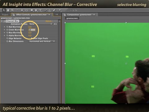 After Effects Classic Course: Channel Blur 2/2 – Corrective