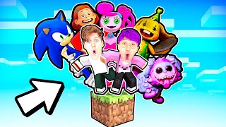 CRAZIEST MINECRAFT CHALLENGES EVER! (LAST TO LEAVE CIRCLE, POP IT WORLD, ONE COLOR FOOD, & MORE!)