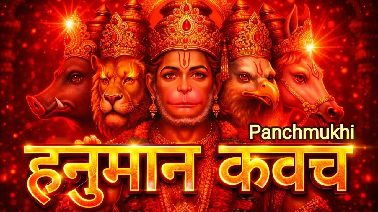 Panchmukhi Hanuman Kavach | पंचमुखी हनुमान कवच | Hanuman Kavach Powerful Mantra For Protection