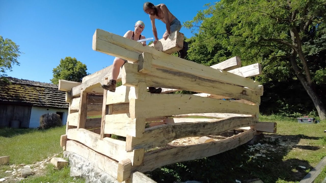 Štalička – stavba po väzné trámy